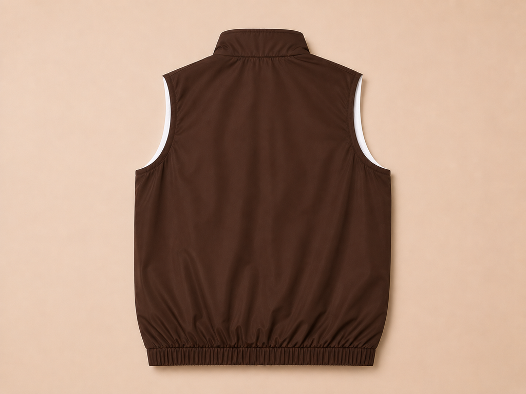 Brown Revisible Gilet