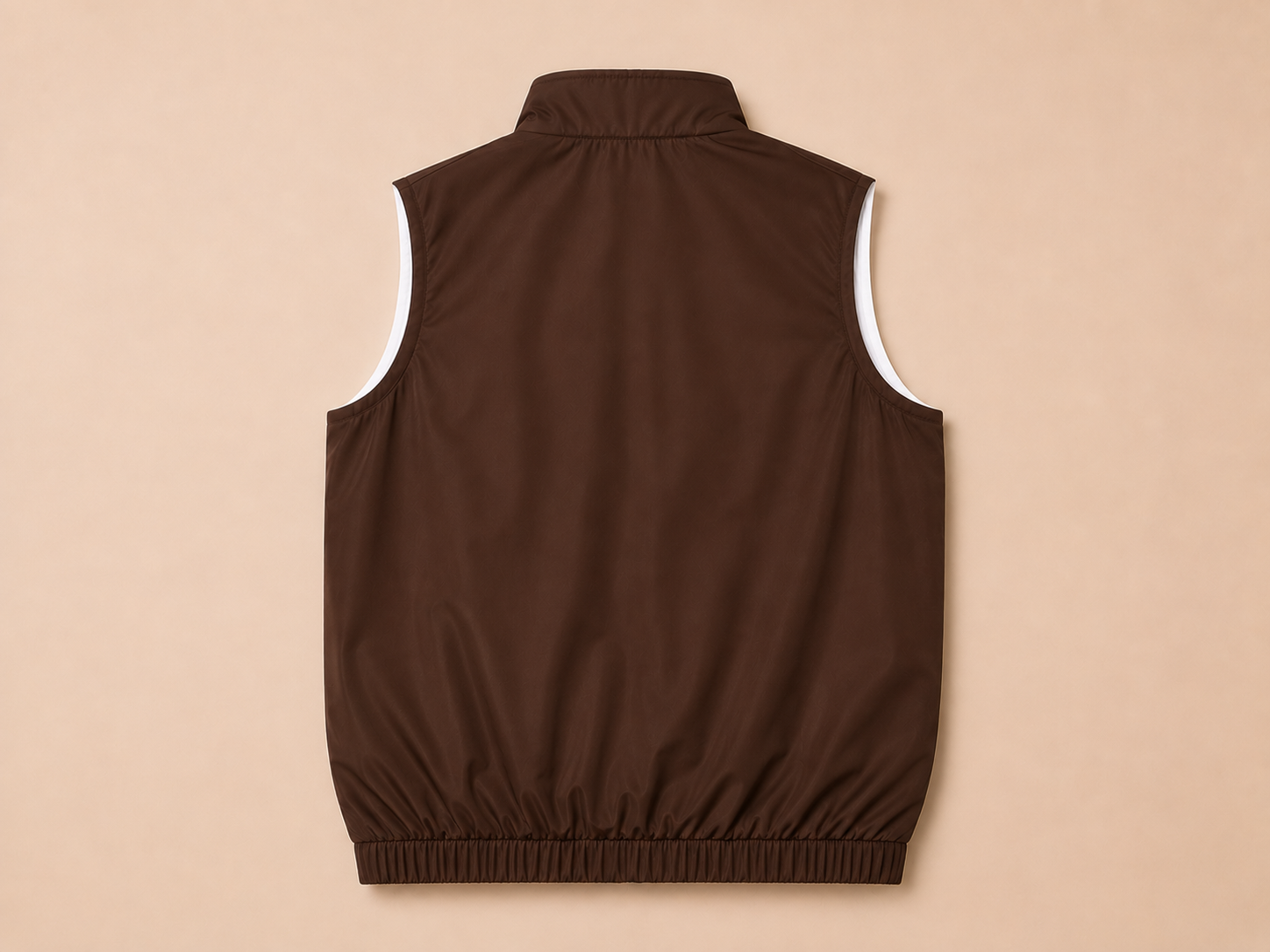 Brown Revisible Gilet