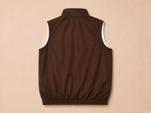 Brown Revisible Gilet