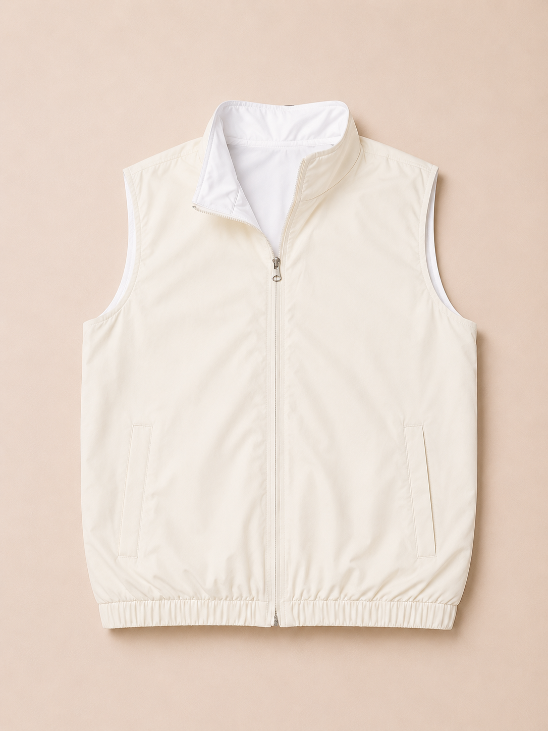 Beige Revisible Gilet